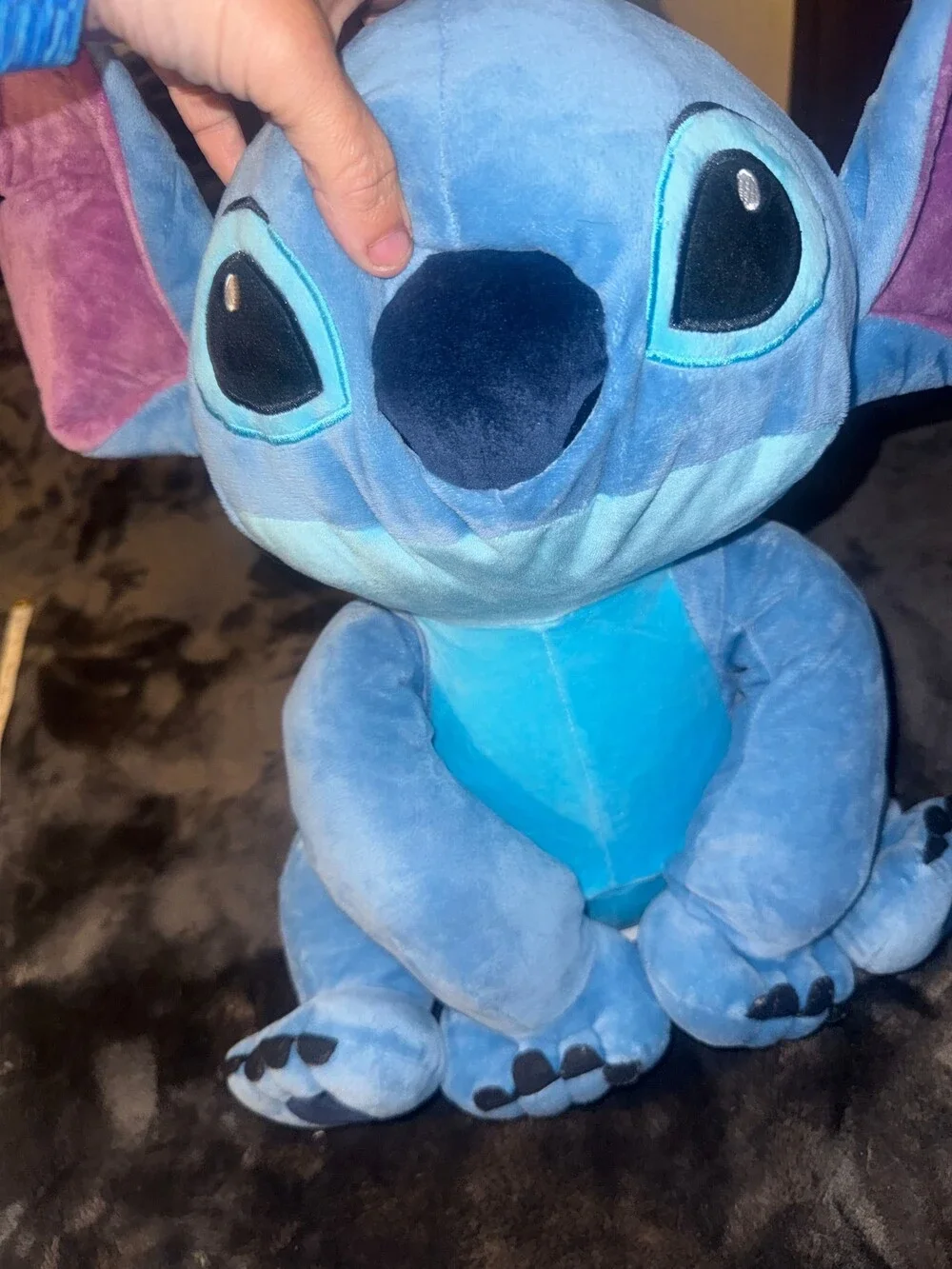 Stitch Plush Toy 18 Inch Blue Disney Character Soft Stuffed Animal